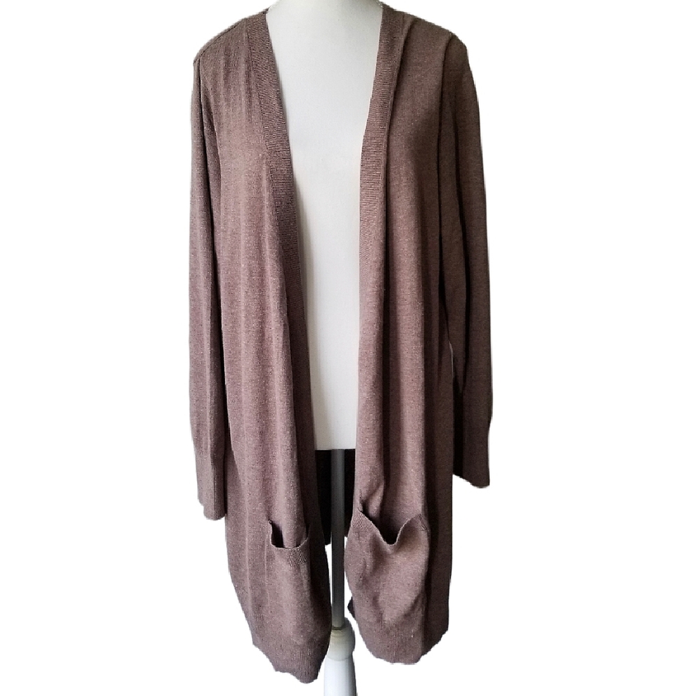 NWOT Old Navy Women's Plus Knit Open Cardigan Lightweight Sweater Casual Work 2X